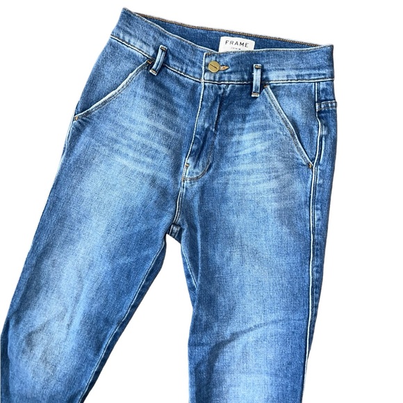 FRAME Le Slender Straight Leg Jeans Thistle Wash Women's Size 25 - Picture 3 of 6